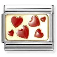 Nomination Classic 030284/59 hearts plate pala