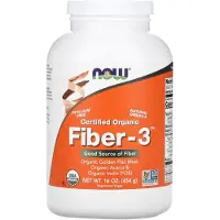 NOW,NOW Foods,NOW,NOW Foods NOW Foods - Fiber-3 Luomu (454 g)