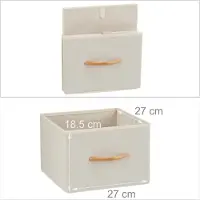 Relaxdays Olohuoneen kaappi 99,5x31x31,5cm, beige/ruskea/vaaleanruskea