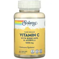 Solaray C-vitamiini 1000 mg Timed Release - 100 veg. kapselia