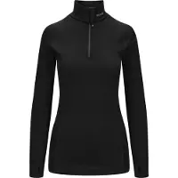 Brynje Women's Arctic Zip Polo Black Kerrasto yläosat BLACK XXL