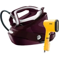 Tefal Pro Express Vision GV9810 -höyrysilityskeskus, 3000 W, 8,3 bar, 1,1 l, punainen/valkoinen