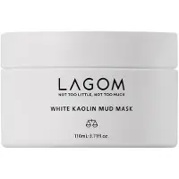 Lagom , Valkoinen Kaolin Mud Beauty Mask, 3.71 fl oz (110 ml)