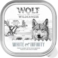 Wolf of Wilderness Adult -säästöpakkaus 24 x 300 g - White Infinity - Hevonen
