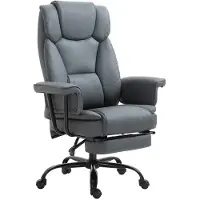 EStore Ergonominen työtuoli niskatuella ja jalkatuella