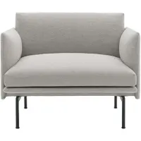 Muuto , Outline Chair Black Base - Clay 12