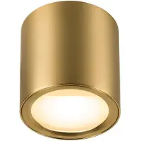 SLV Oculus-kattovalaisin, messinki - , Oculus, himmennettävä, Kulta / messinki, Olohuone, Alumiini, Moderni