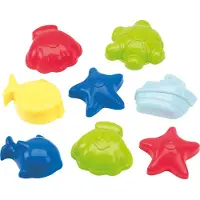 Ecoiffier Sand Molds Ocean 8 pcs.