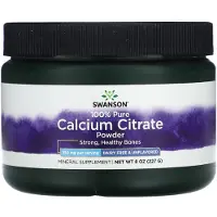 Swanson Health Calcium Citrate Powder (Parasta ennen 31.10.2026)