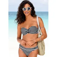 Venice beach Bikinitoppi musta / valkoinen