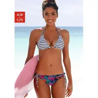 Venice beach Bikinitoppi sininen / musta / valkoinen