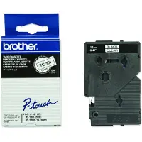 Brother – Tape/black-transparent 12mm f 2000-3000 (TC101)