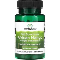 Swanson Health Täyden spektrin afrikkalainen mango (Irvingia Gabonensis), 400 mg - 60 kapselia