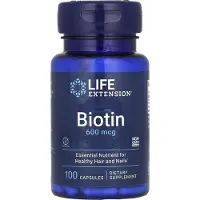 Life Extension Biotiini, 600 µg - 100 kapselia