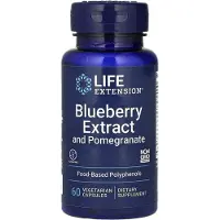 Life Extension Mustikkauute granaattiomenalla - 60 kapselia