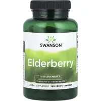 Swanson Health , Elderberry, 120 Veggies Kapseli