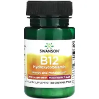 Swanson Health B-12 Hydroksikobalamiini, 1000 mcg - 60 purutablettia