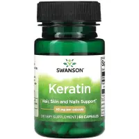 Swanson Health - Keratiini 50 mg, 60 kapselia