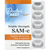 Doctors Best SAM-e, 400 mg Vahva - 60 tablettia