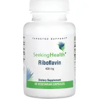 Seeking Health , Riboflaviini, 400 mg, 60 Pillereitä