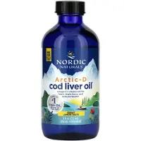 Nordic Naturals Arctic-D kalanmaksaöljy, sitruunan maku - 237 ml