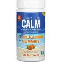 Natural Vitality , CALM Kids Gummies, Sweet Citrus, 60 Gummies