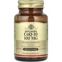 Solgar - Megasorb CoQ10, 100 mg (60 kapselia)