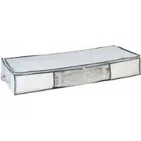 SmartaSaker Säilytyslaatikko tyhjiöpussilla, 105x45x15 cm, valkoinen