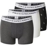 Ralph Lauren Classic Stretch-Cotton Trunk 3-Pack - Black - L