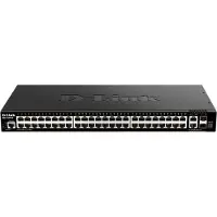 D-Link DGS-1520-52 verkkokytkin Hallittu L3 10G Ethernet (100/1000/10000) 1U Musta (DGS-1520-52)