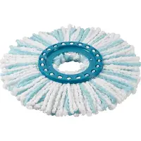 Leifheit 52104, Moppipää, Turkoosi, Valkoinen, Mikrokuitu, Polyamidi, Polyeetterisulfoni (PES), Polypropeeni (PP), 1 kpl, 145 g, 225 mm
