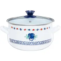 Hobby Hall Emaloitu kattila kannella, 2,9 l