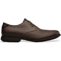 Camper for man. 18552-075 Leather shoes 1913 brown (43), Flat, Laces, Casual