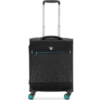 Roncato Crosslite 4-pyöräinen Käsimatkatavara S 55 cm Laajennettava Musta