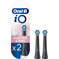 Oral-B Refiller iO Gentle Care 2-pakkaus, musta