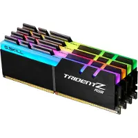 G.Skill Trident Z RGB F4-3600C16Q-32GTZRC, 32 GB, 4 x 8 GB, DDR4, 3600 MHz, 288-pin DIMM