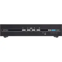 Aten – 4-Port USB - 4K DisplayPort Dual Display Secure KVM Switch (PSD PP V4.0 Compliant) (CS1144DP4-AT-G)