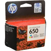HP 650 Mustepatruuna 3-väri