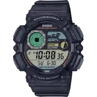 Casio Kello - - WS-1500H - Unisex - Musta - Kvartsi - Digitaalinen