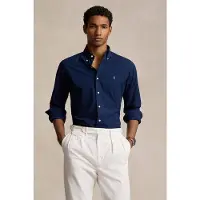 Ralph Lauren Custom Fit Stretch Poplin Shirt - Navy - L