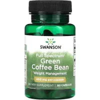Swanson Health , Full Spectrum Green Coffee Bean, 400 mg, 60 kapselia