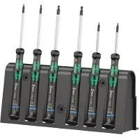 Wera 2052/6 Kraftform Micro Ruuvimeisselisetti 6 Kappaletta