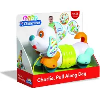 Clementoni AS Baby Clementoni: Pull Along Dog - Charlie (1000-17262)