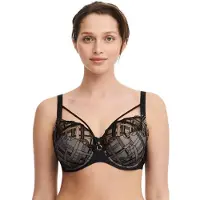 Chantelle Graphic Support Covering Underwired Bra - Black - 90 E