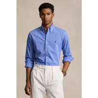 Ralph Lauren Custom Fit Stretch Poplin Shirt - Blue - S