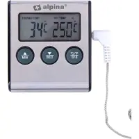 Alpina Digitaalinen Paistolämpömittari Ajastimella