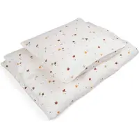 Filibabba Baby Bed Linen Gots - Chestnuts - Multi/patterned - 70X100CM;40X45CM