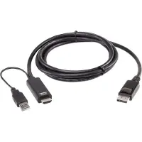 Aten Switch 2L-7D02HDP True 4K 1.8M HDMI to DisplayPort Cable
