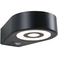 Paulmann Ulkoseinävalaisin liiketunnistimella Silma, Musta, Alumiini, Moderni,