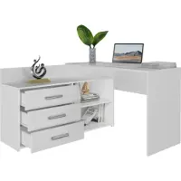 Top E Shop DANY BIEL KPL computer desk White